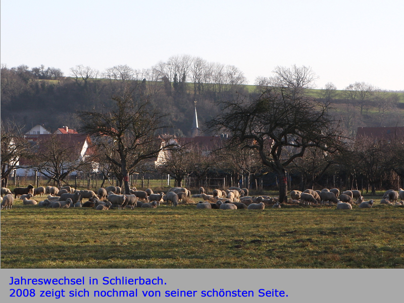 Jahreswechsel in Schlierbach