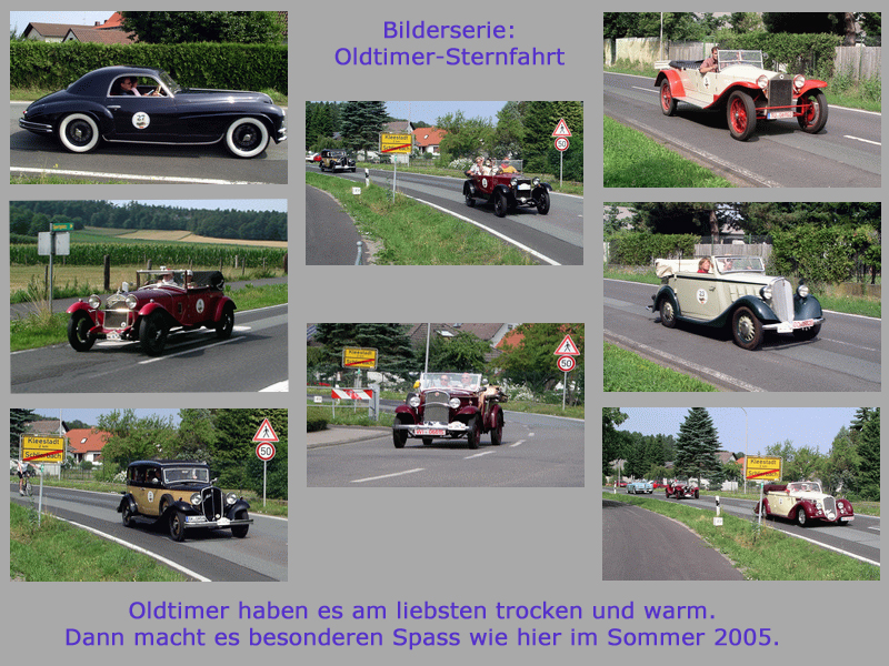 Oldtimer-Sternfahrt durch Schlierbach